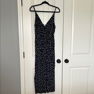 Elegant Navy and White Women's Jumpsuit